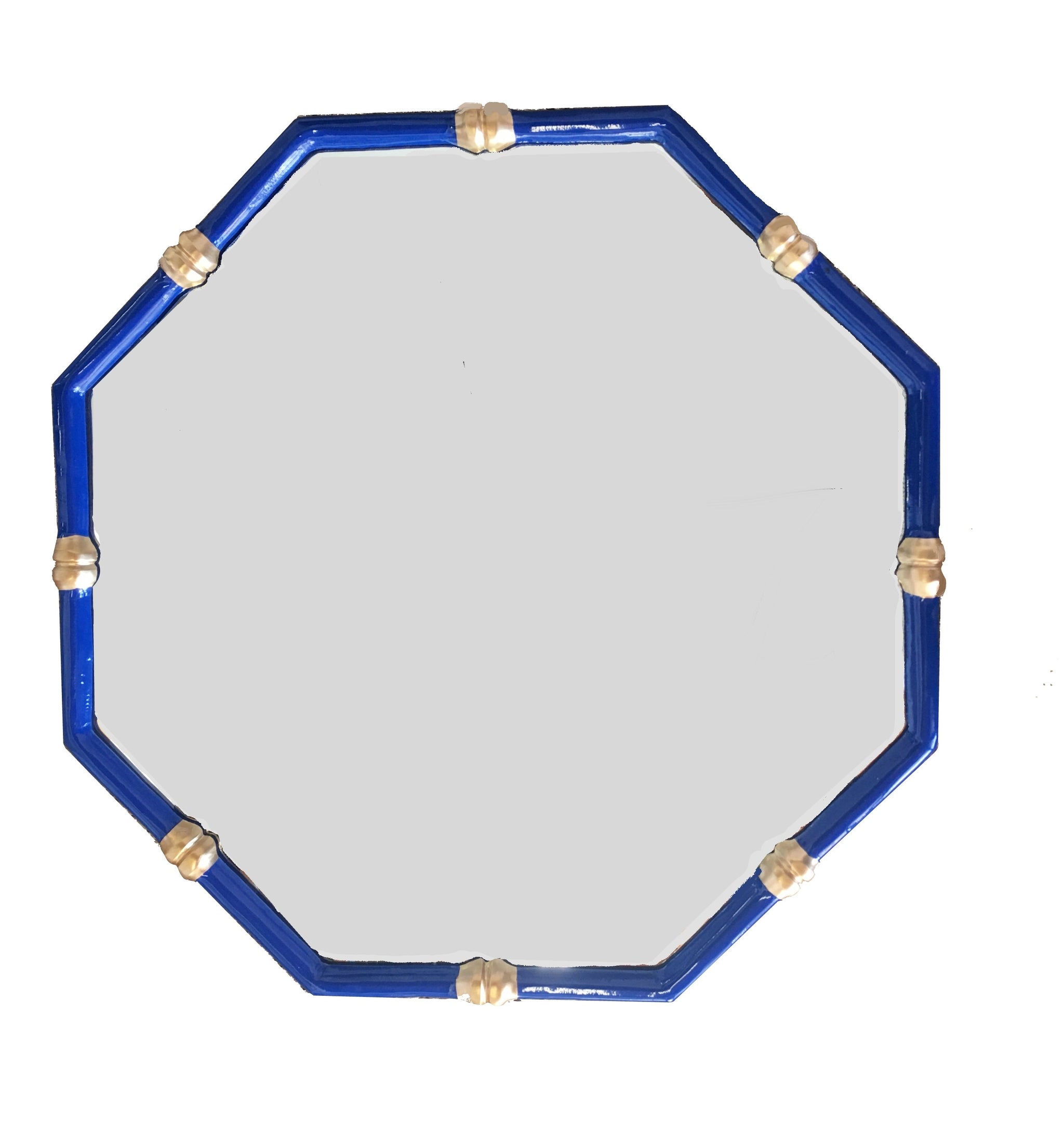 Dana Gibson Octagon Bamboo Mirror