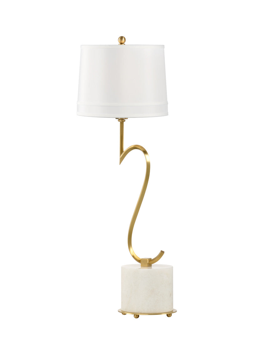 Frederick Cooper 65813 Frederick Cooper 40.00 watt Antique/White/Natural  White Table Lamp Portable Light