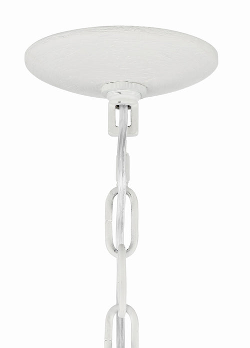 Lumanity Havershire 4 Light White Statement Chandelier