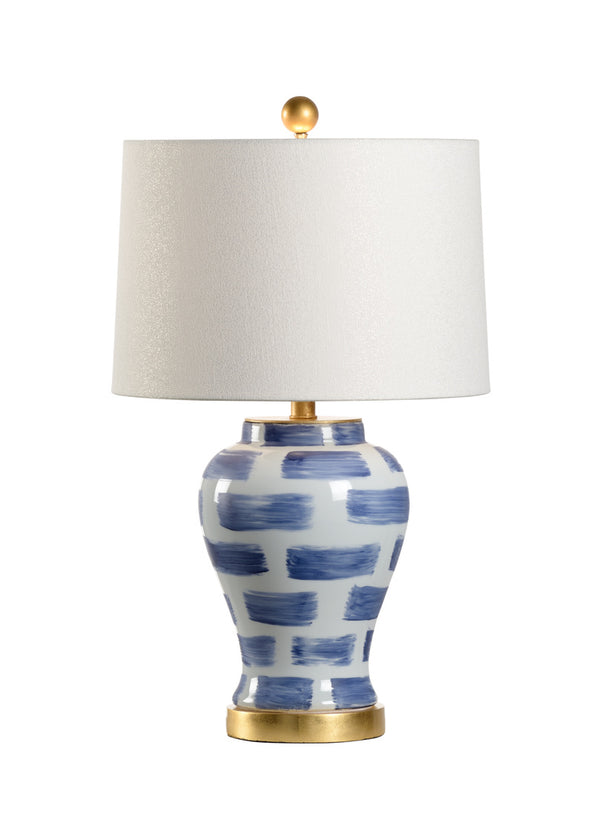 Chelsea House - Blue And White Brick Lamp