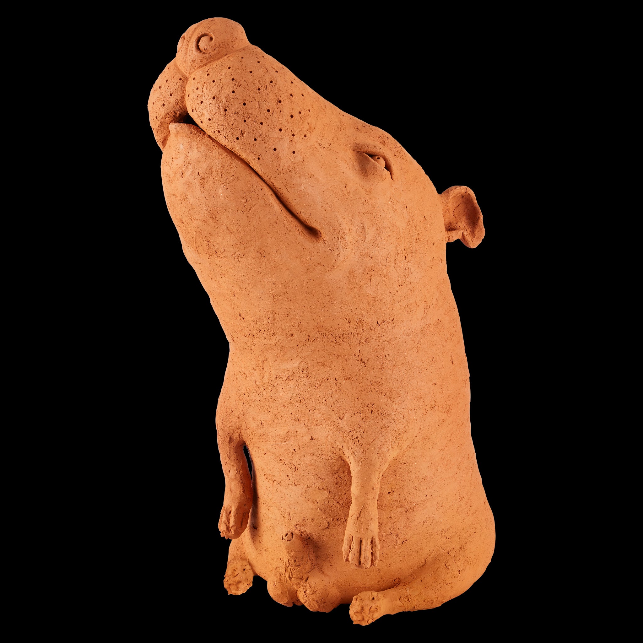Currey & Company 23.5" Terracotta Sam The Mutt