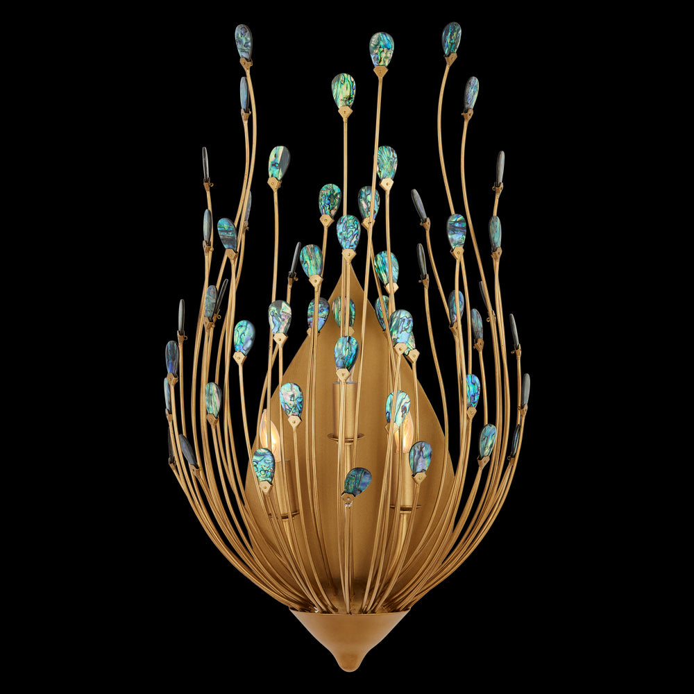 Currey & Company Delphos 3 Light Wall Sconce