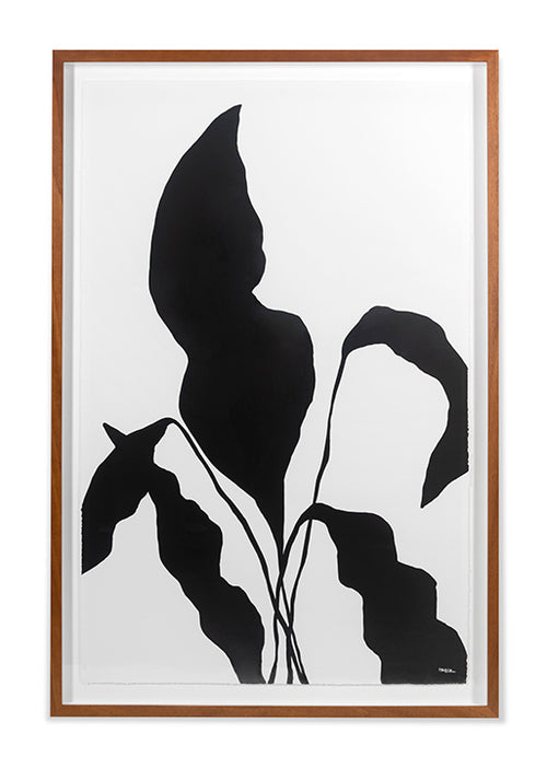 Grand Image Home Hable Construction, Silhouetted Flower 1 Art
