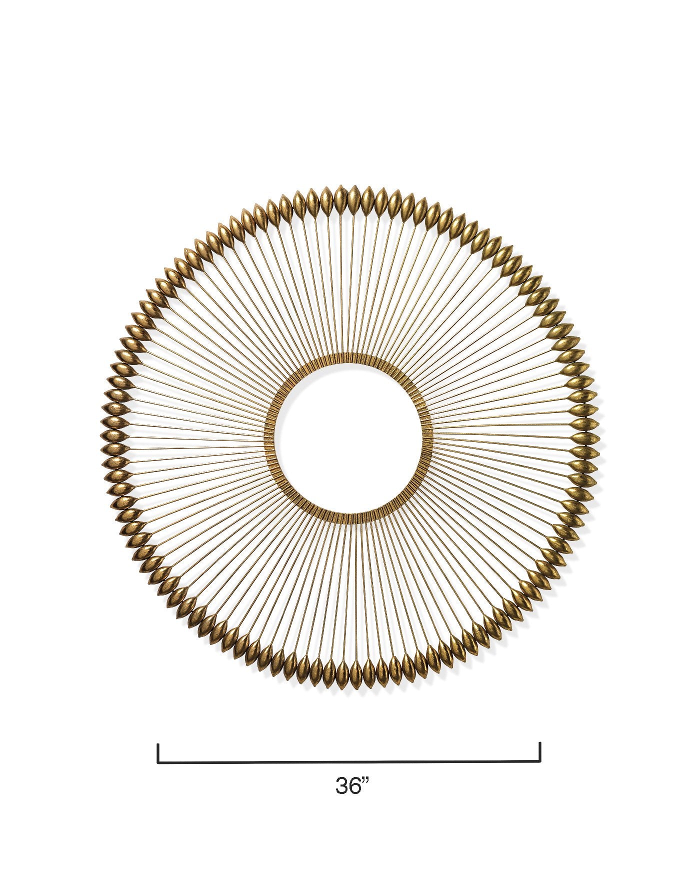 Jamie Young Large Illume Wall Art In Gold Foil