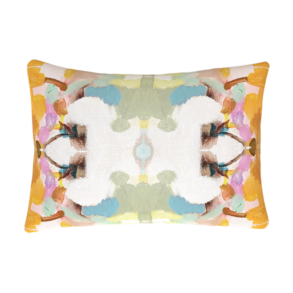 Laura Park Orange Crush Linen Cotton Pillow