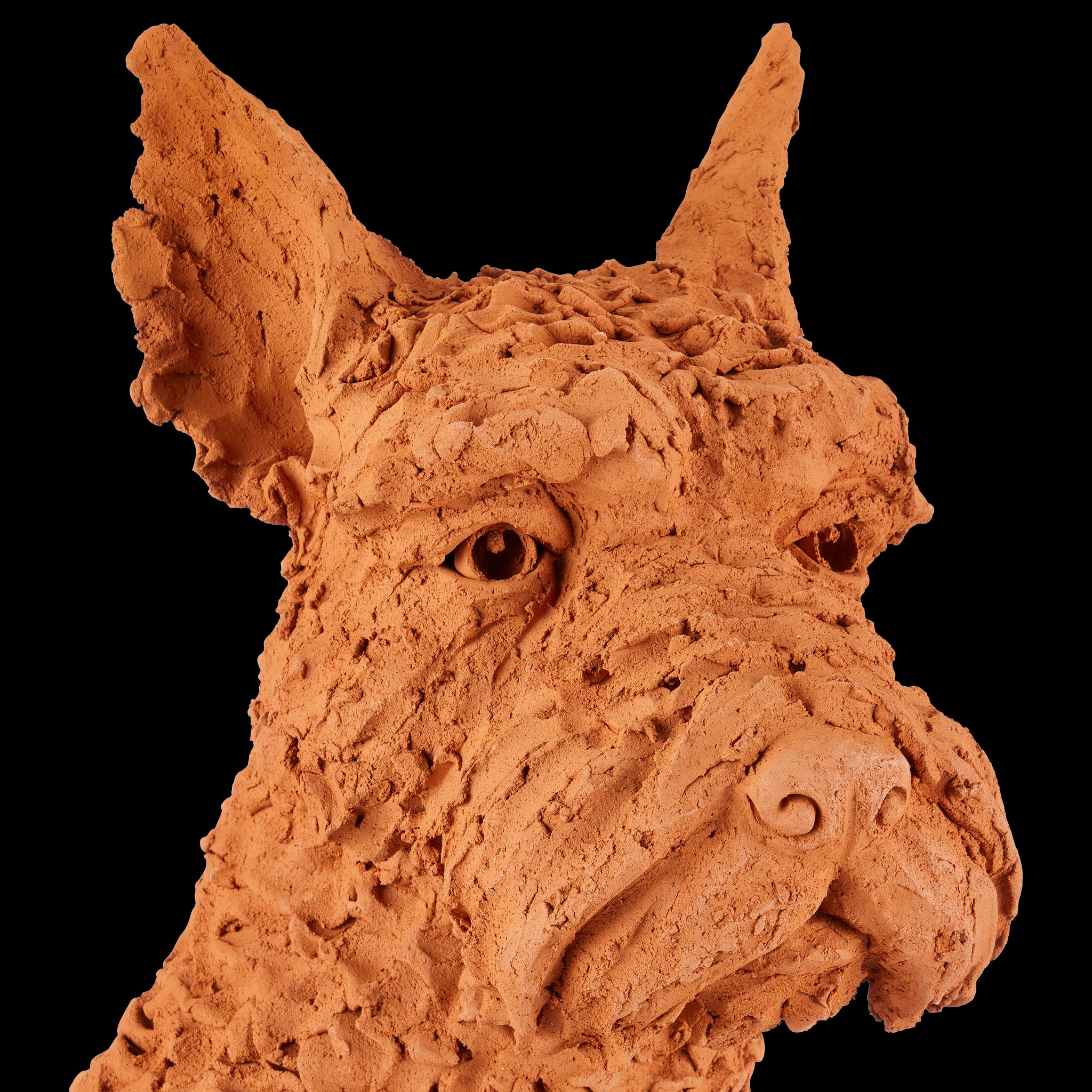 Currey & Company 23.5" Terracotta Oscar The Scottish Terrier