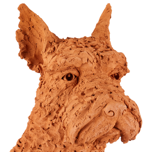Currey & Company 23.5" Terracotta Oscar The Scottish Terrier