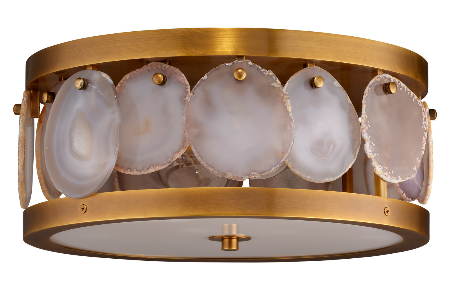 Jamie Young Upsala Agate Flush Mount Ceiling Light