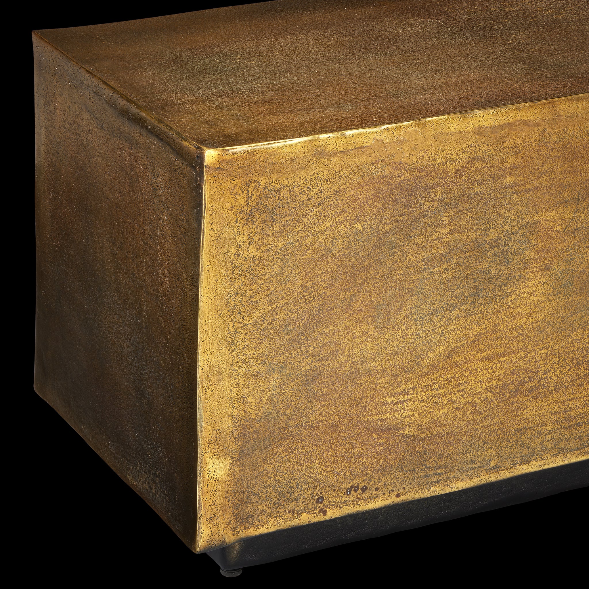 Currey & Company 48" Jahnu Cast Aluminum Bench