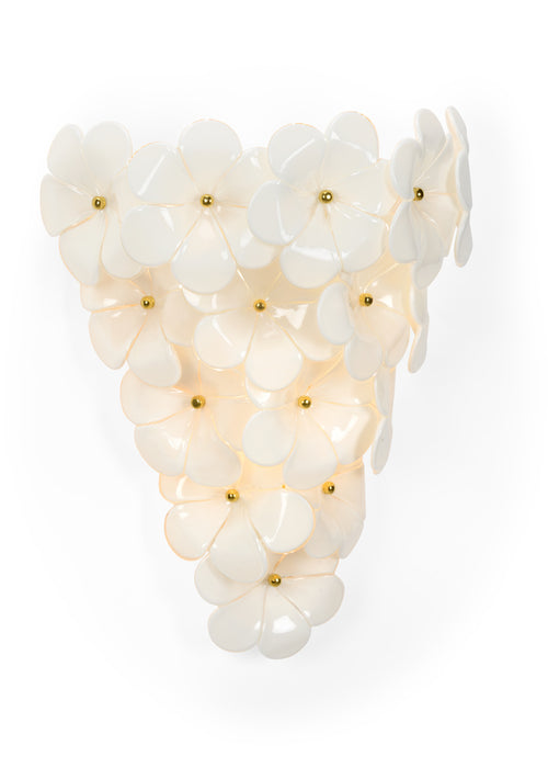 Chelsea House - Glass Flower Wall Sconce