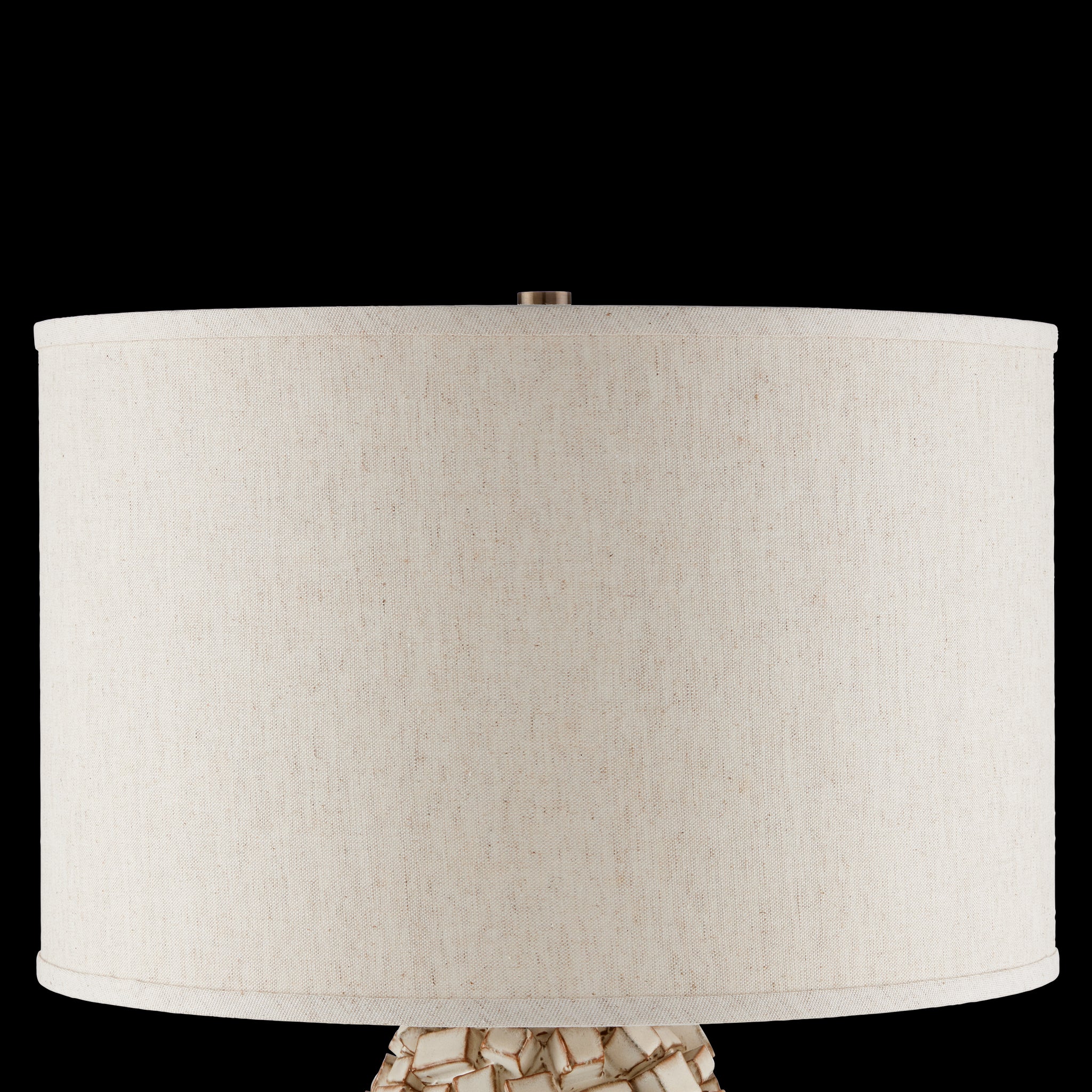 Currey & Company 29" Sugar Cube Ivory Table Lamp