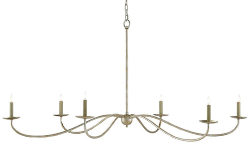 Currey and Company - Saxon Silver Chandelier