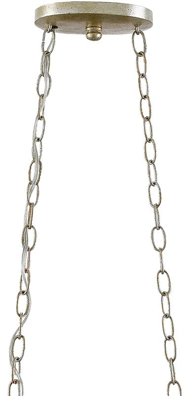 Currey and Company - Sethos Silver Rectangular Chandelier