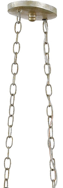 Currey and Company - Sethos Silver Rectangular Chandelier