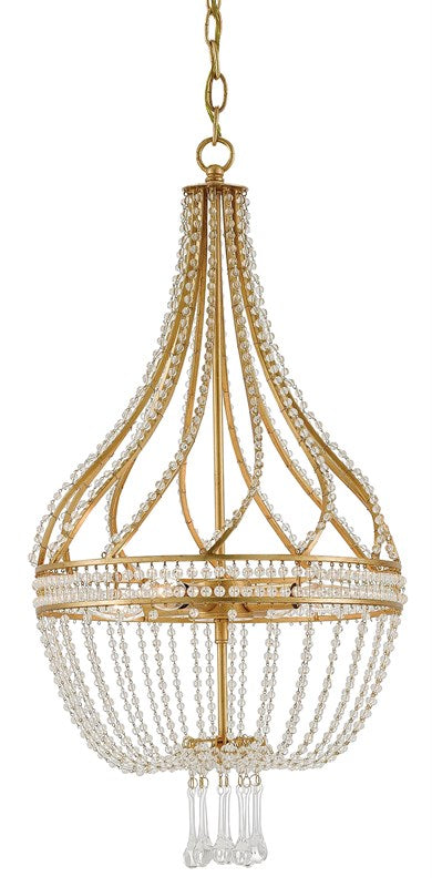 Currey & Company Ingénue Gold Chandelier