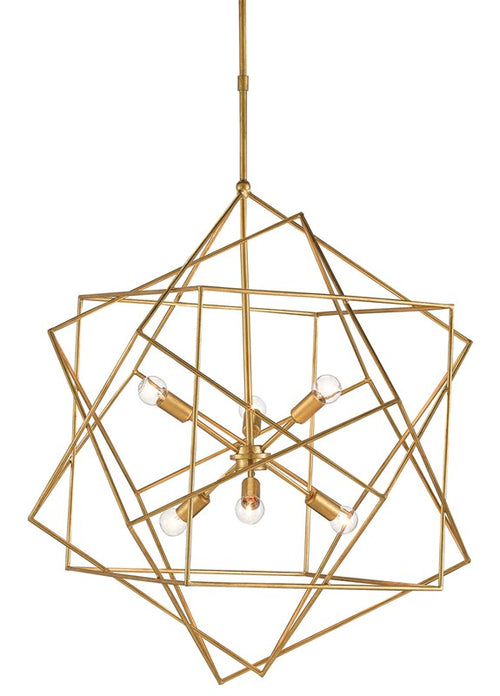 Currey and Company - Aerial Gold Chandelier