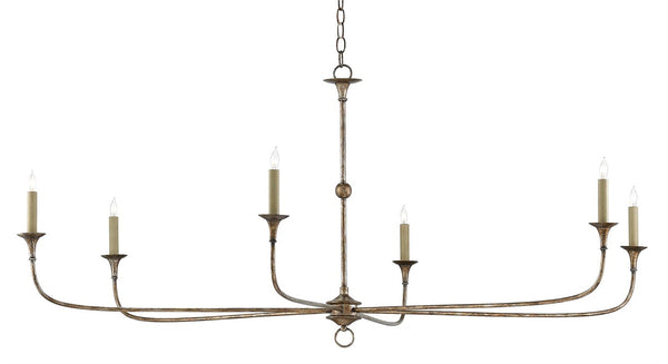 Currey and Company - Nottaway Bronze Large Chandelier