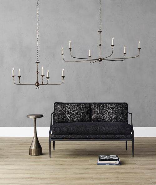 Currey & Company Nottaway Bronze Small Chandelier