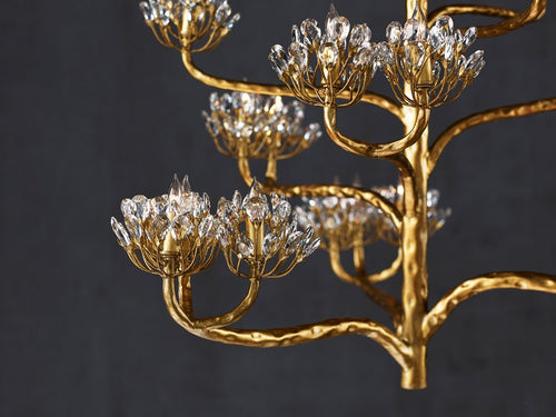 Currey and Company - Agave Americana Gold Chandelier