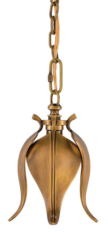 Currey & Company Iota Brass Pendant