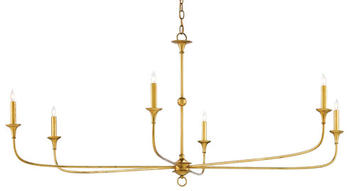 Currey and Company - Nottaway Gold Large Chandelier