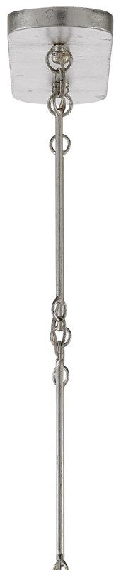 Currey and Company - Grand Lotus Silver Oval Chandelier