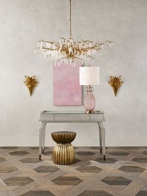 Currey and Company - Forest Dawn Silver Chandelier