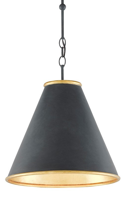 Currey & Company Pierrepont Black Small Pendant