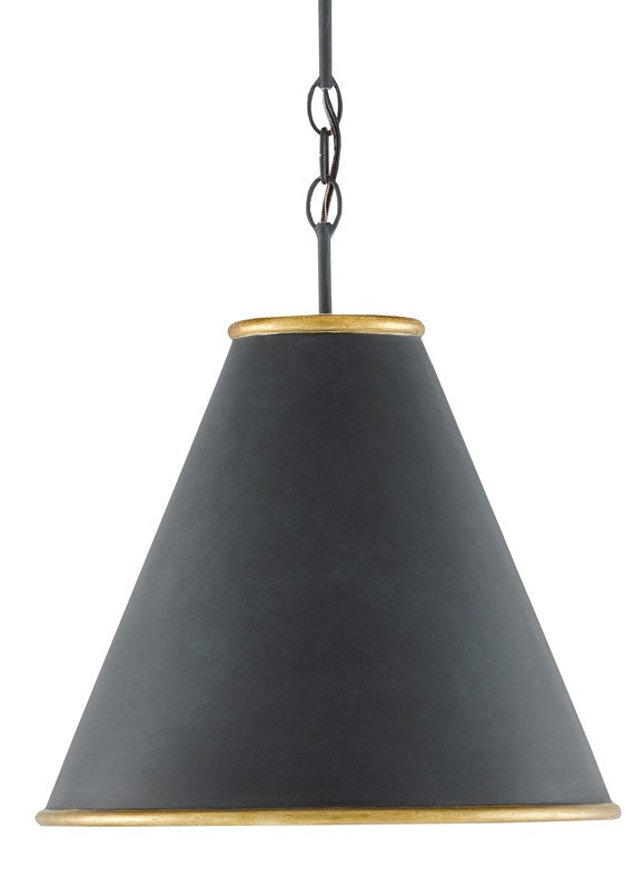 Currey & Company Pierrepont Black Small Pendant