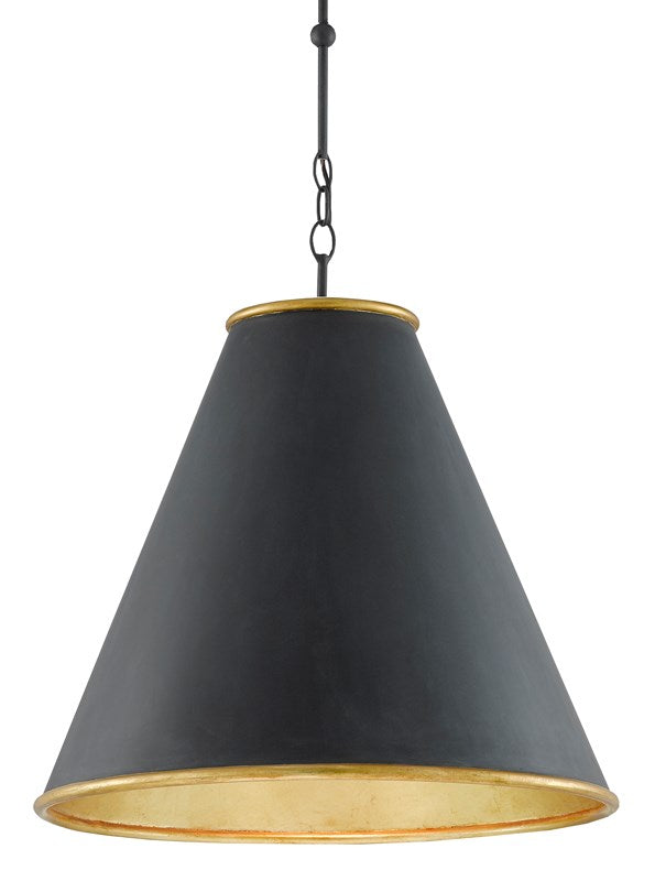 Currey & Company Pierrepont Black Large Pendant