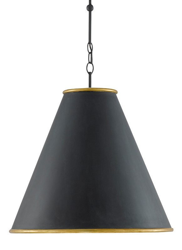 Currey & Company Pierrepont Black Large Pendant
