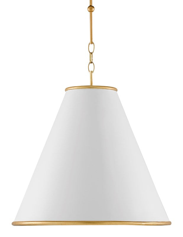 Currey & Company Pierrepont White Large Pendant