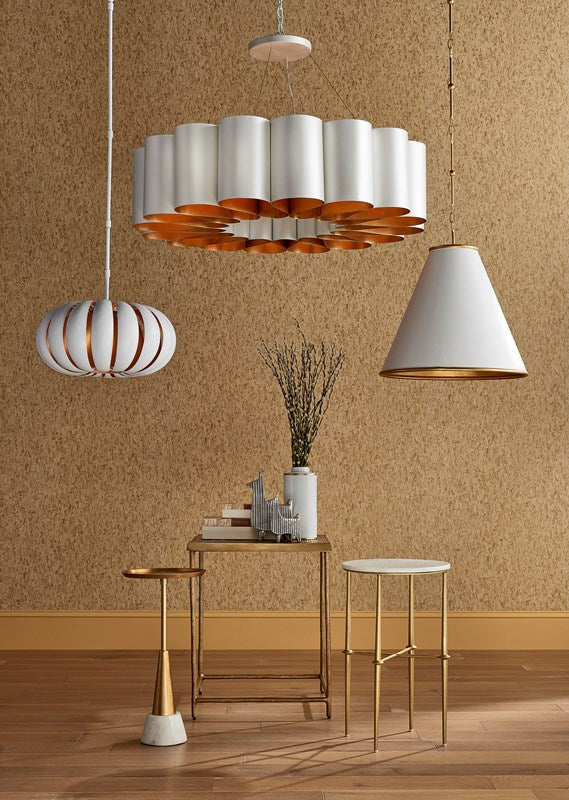 Currey & Company Pierrepont White Large Pendant