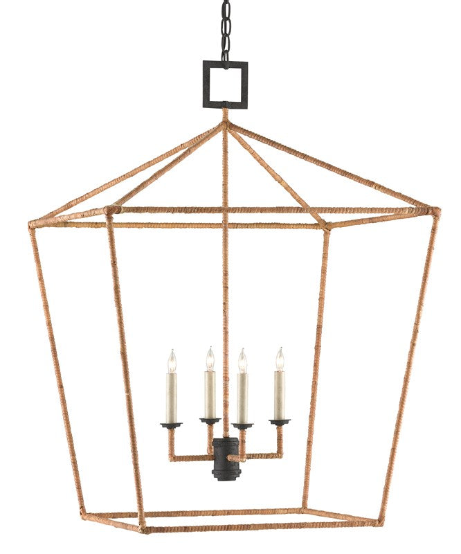 Currey and Company - Denison Rattan Lantern