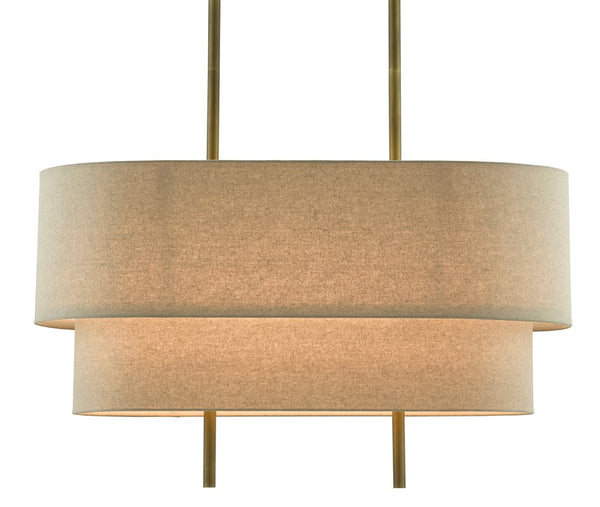 Currey and Company - Combermere Rectangular Chandelier