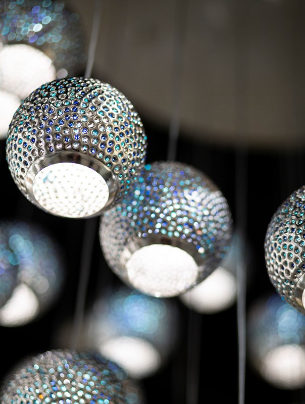 Currey And Company Giro 1 Light Multi Drop Pendant