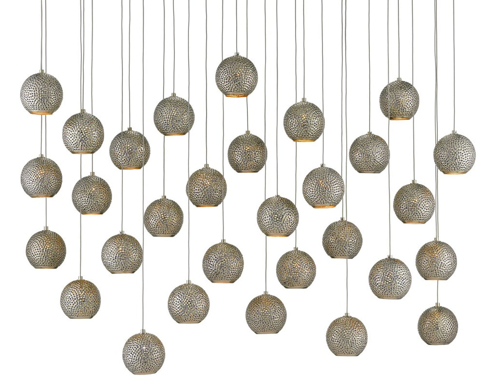 Currey and Company - Giro 30-Light Multi-Drop Pendant