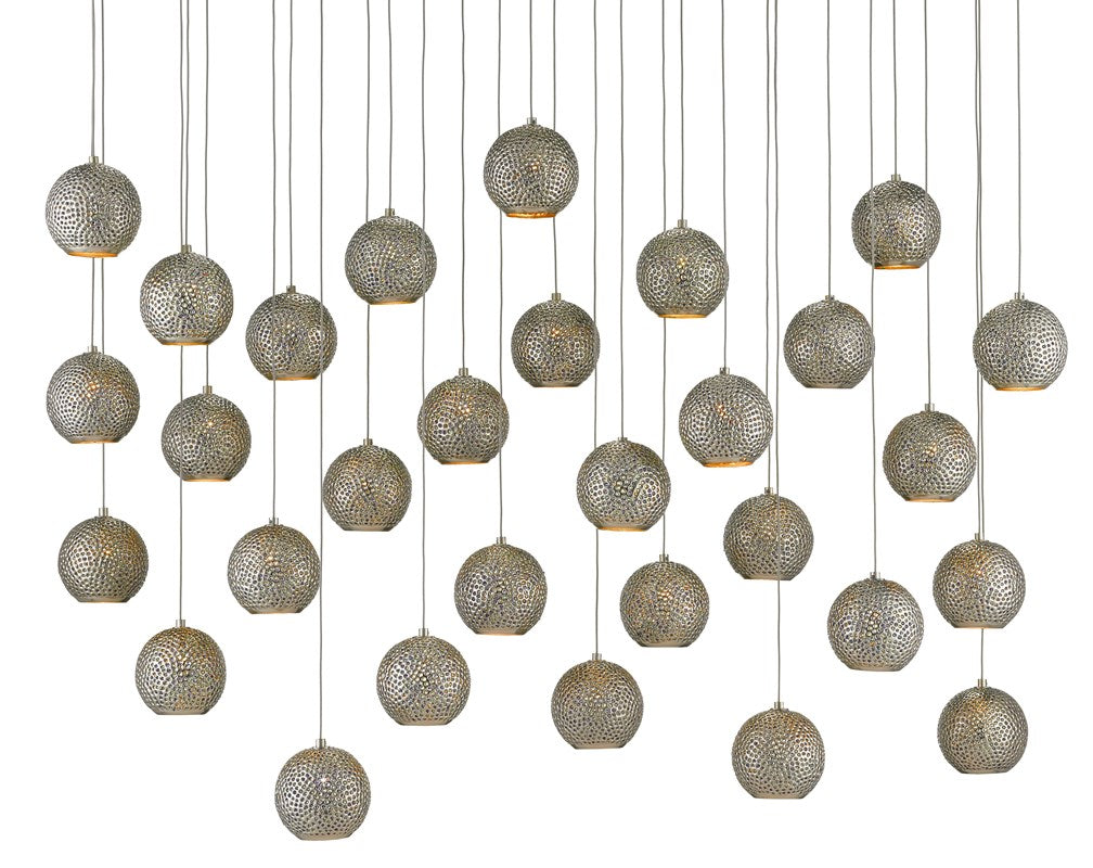 Currey and Company - Giro 30-Light Multi-Drop Pendant
