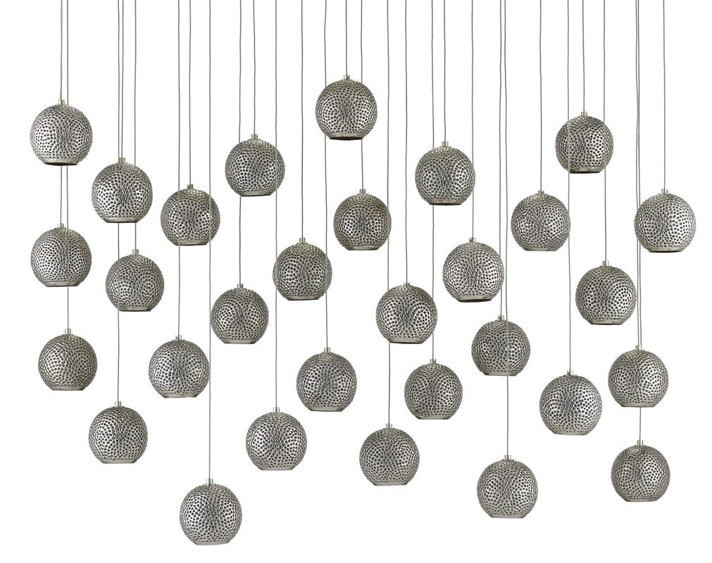 Currey and Company - Giro 30-Light Multi-Drop Pendant
