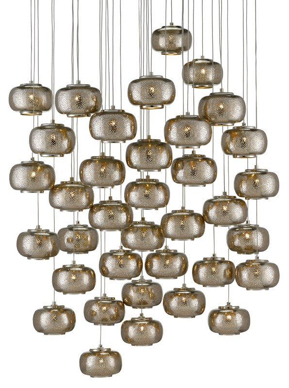Pepper 36-Light Multi-Drop Pendant by Currey and Company