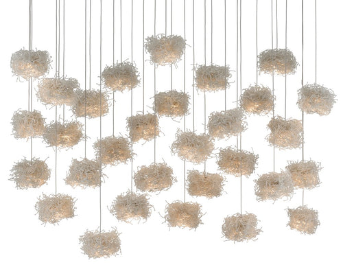 Currey and Company - Birds Nest 30-Light Multi-Drop Pendant