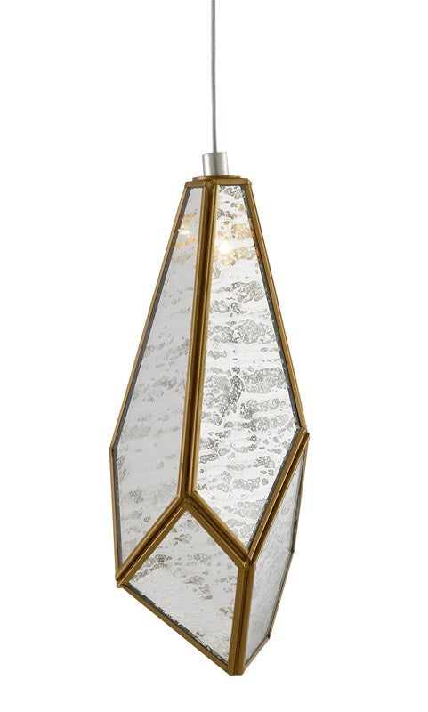 Currey & Company Glace 1 Light Multi Drop Pendant