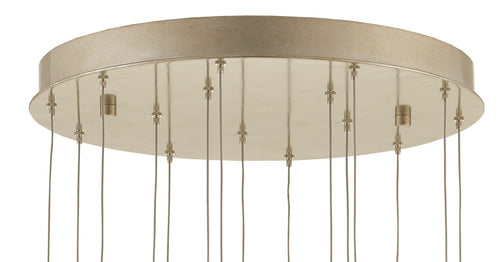 Currey and Company - Glace Round  15-Light Multi-Drop Pendant