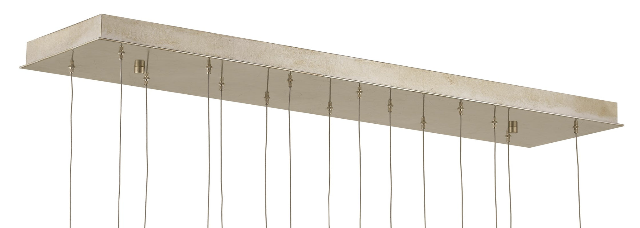 Currey and Company - Glace Rectangular 15-Light Multi-Drop Pendant