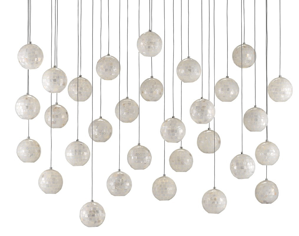 Currey and Company - Finhorn 30-Light Multi-Drop Pendant