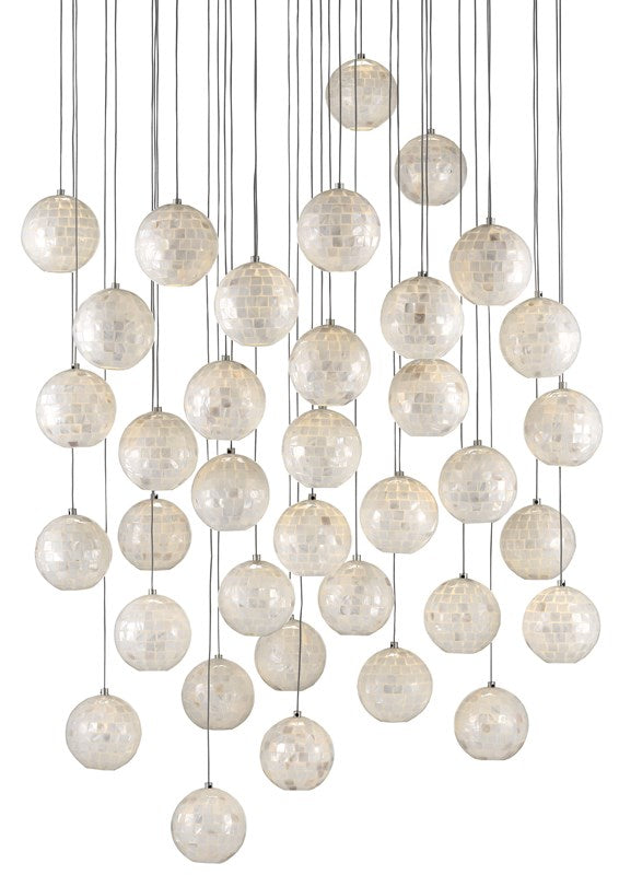 Currey and Company - Finhorn 36-Light Multi-Drop Pendant
