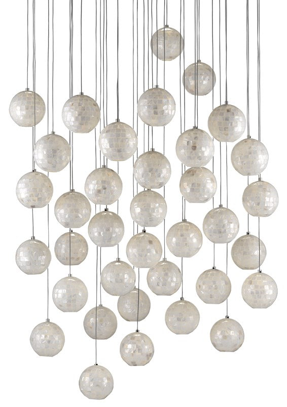 Currey and Company - Finhorn 36-Light Multi-Drop Pendant