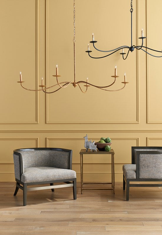 Currey and Company - Saxon Rattan Chandelier