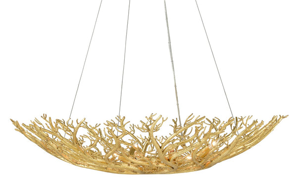 Currey and Company - Sea Fan Bowl Chandelier