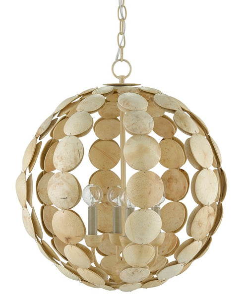 Currey and Company - Tartufo Coco Shell Chandelier